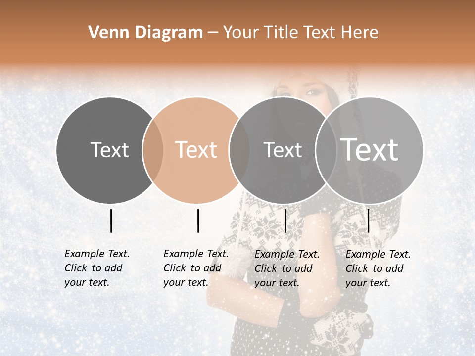 January Female Cold PowerPoint Template