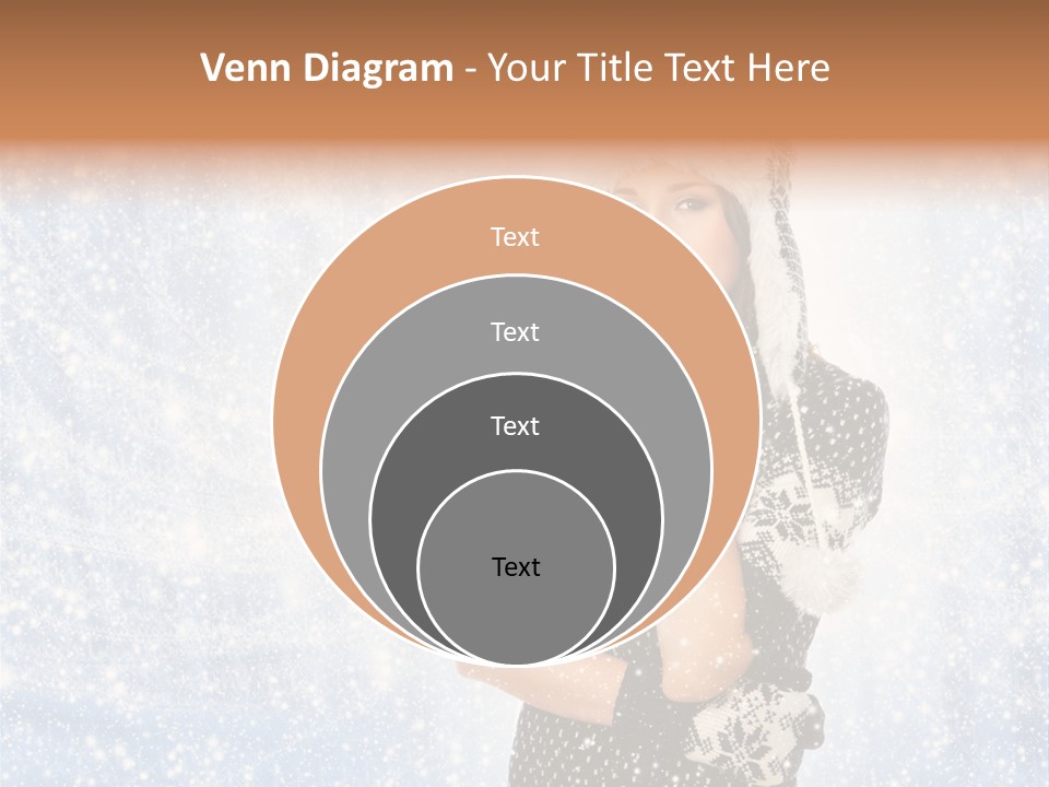 January Female Cold PowerPoint Template