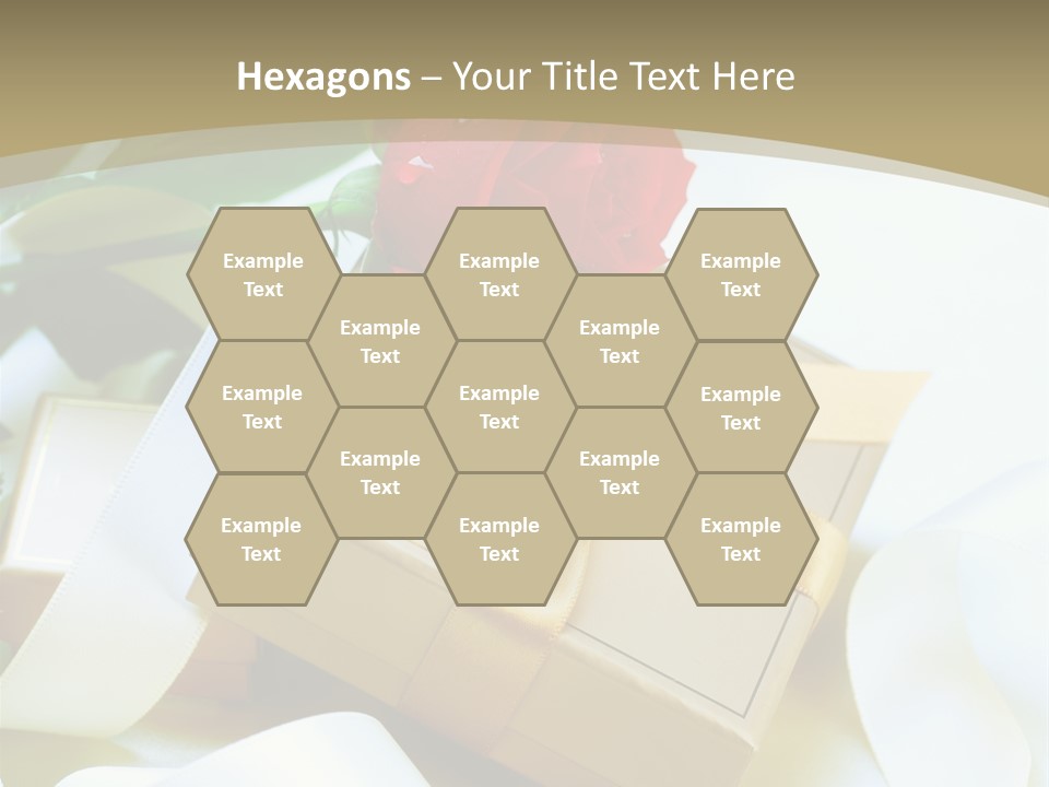 Card Holiday Fabric PowerPoint Template