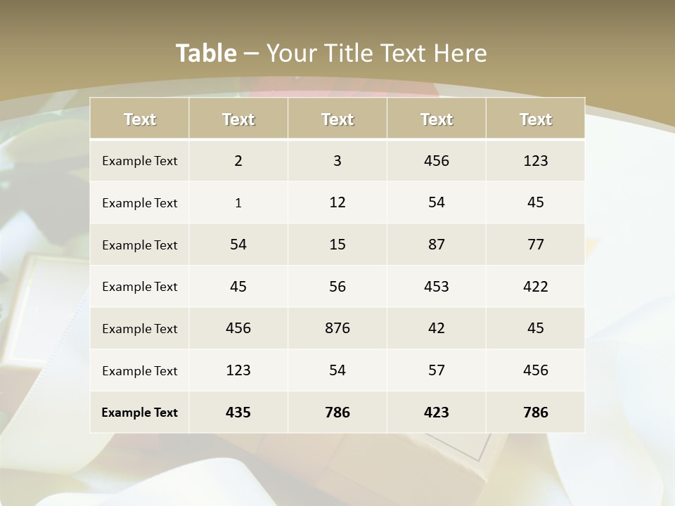 Card Holiday Fabric PowerPoint Template