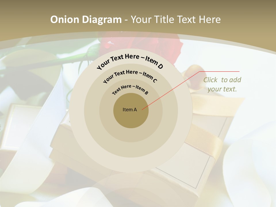 Card Holiday Fabric PowerPoint Template