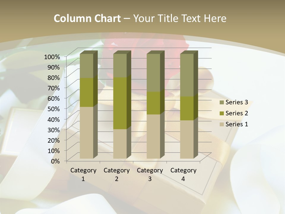 Card Holiday Fabric PowerPoint Template