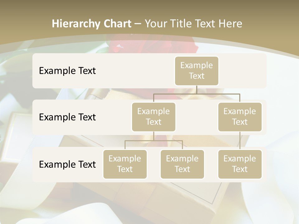 Card Holiday Fabric PowerPoint Template