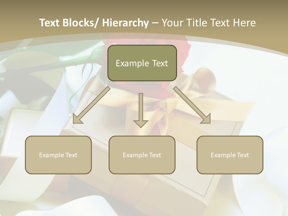 Card Holiday Fabric PowerPoint Template