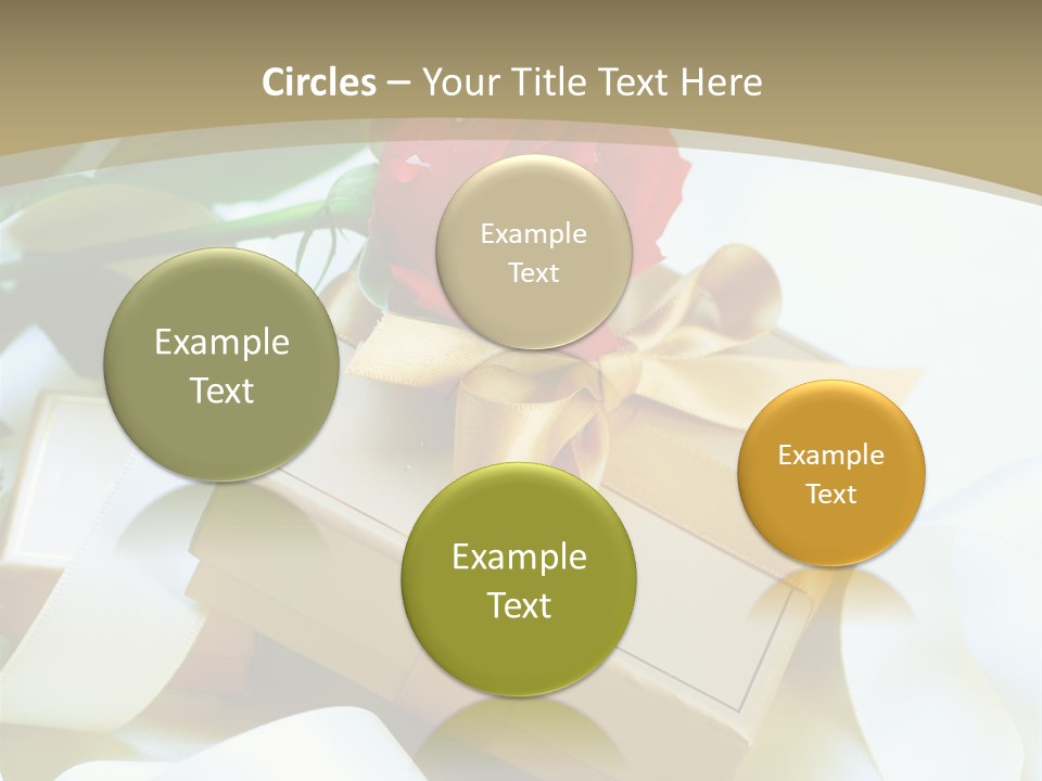 Card Holiday Fabric PowerPoint Template