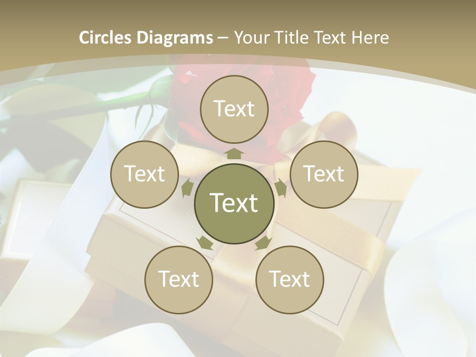 Card Holiday Fabric PowerPoint Template