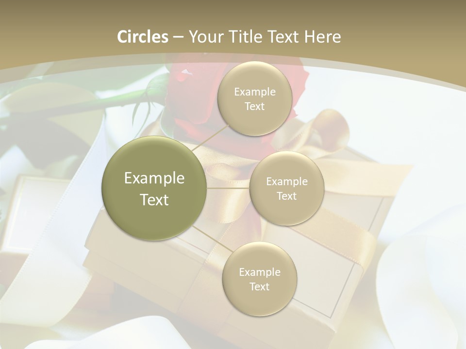 Card Holiday Fabric PowerPoint Template