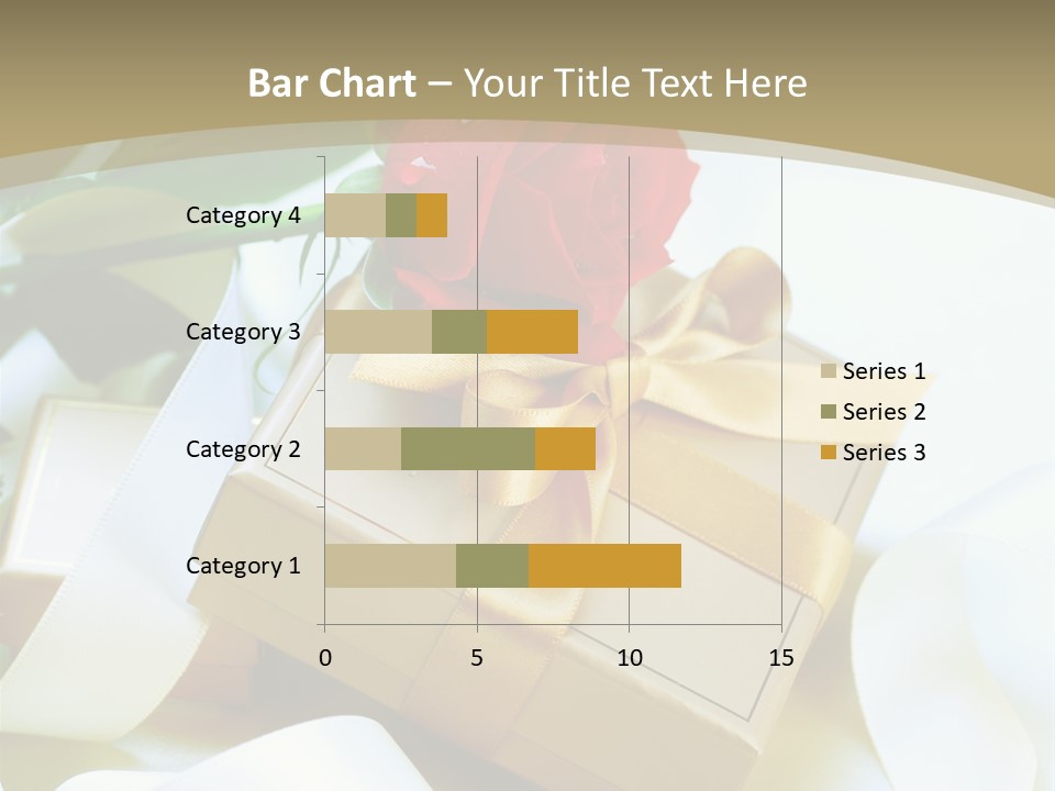 Card Holiday Fabric PowerPoint Template