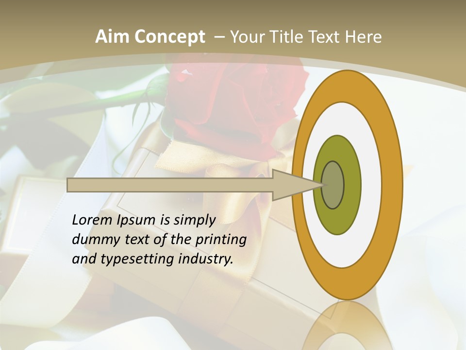 Card Holiday Fabric PowerPoint Template