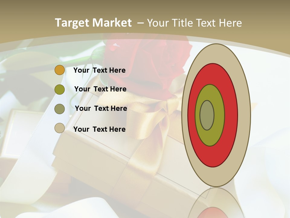 Card Holiday Fabric PowerPoint Template