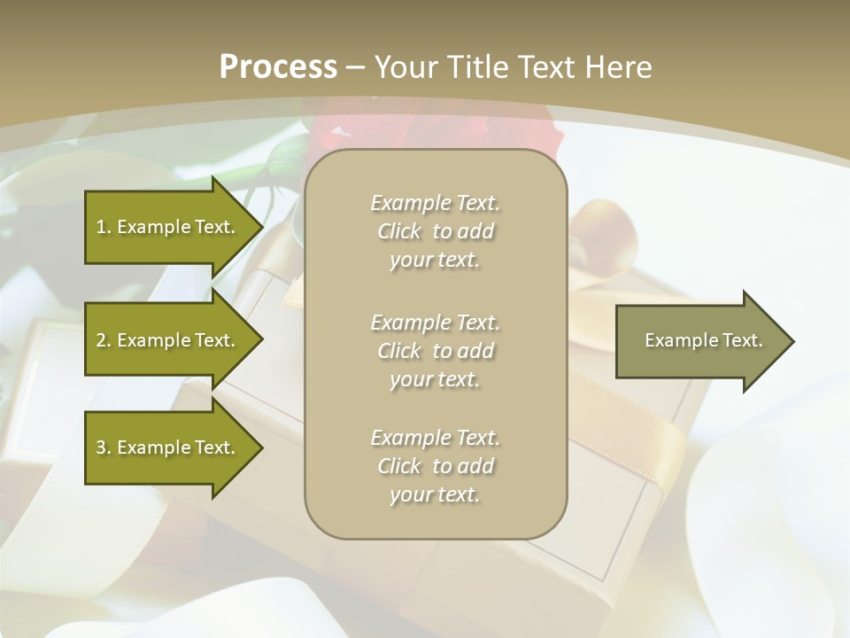 Card Holiday Fabric PowerPoint Template