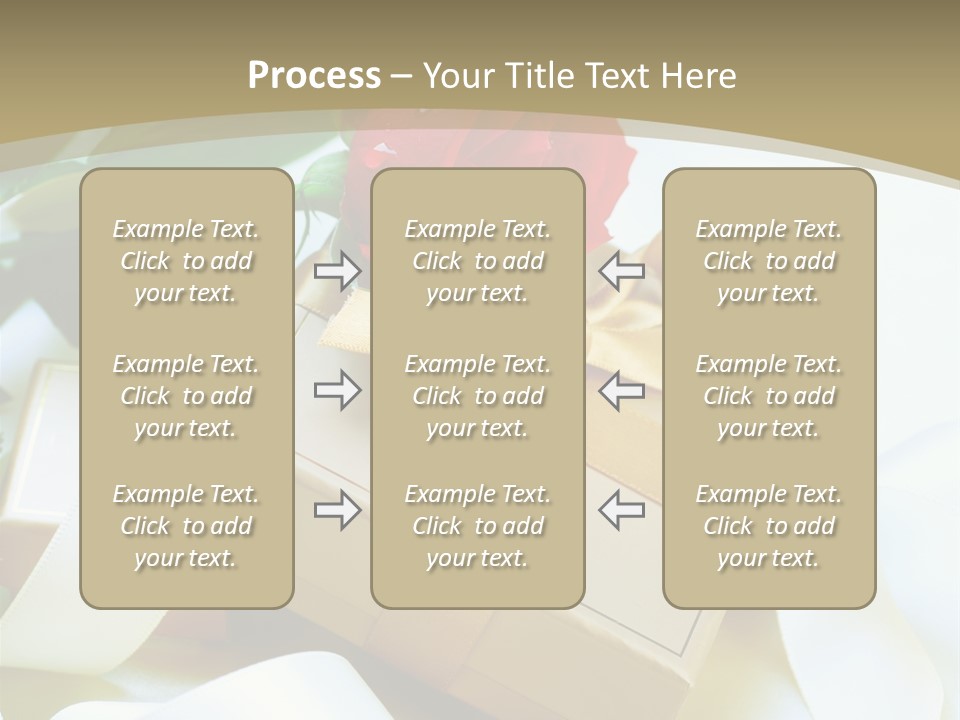 Card Holiday Fabric PowerPoint Template