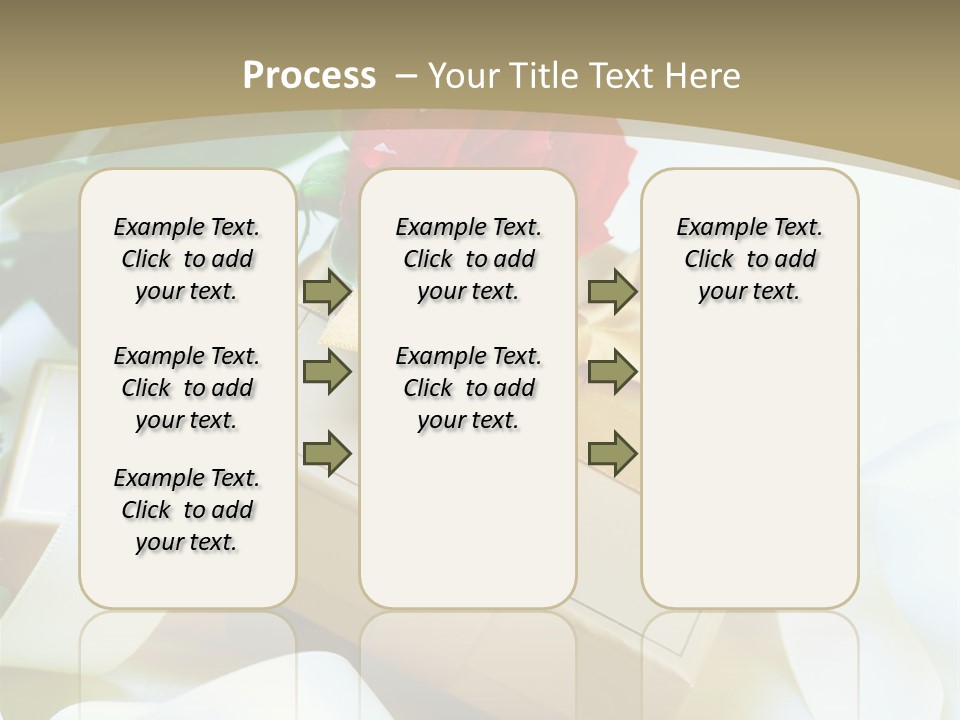 Card Holiday Fabric PowerPoint Template