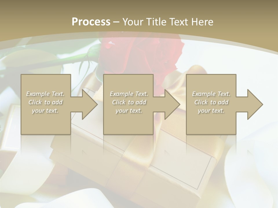 Card Holiday Fabric PowerPoint Template