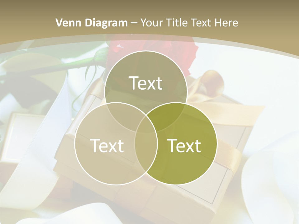 Card Holiday Fabric PowerPoint Template