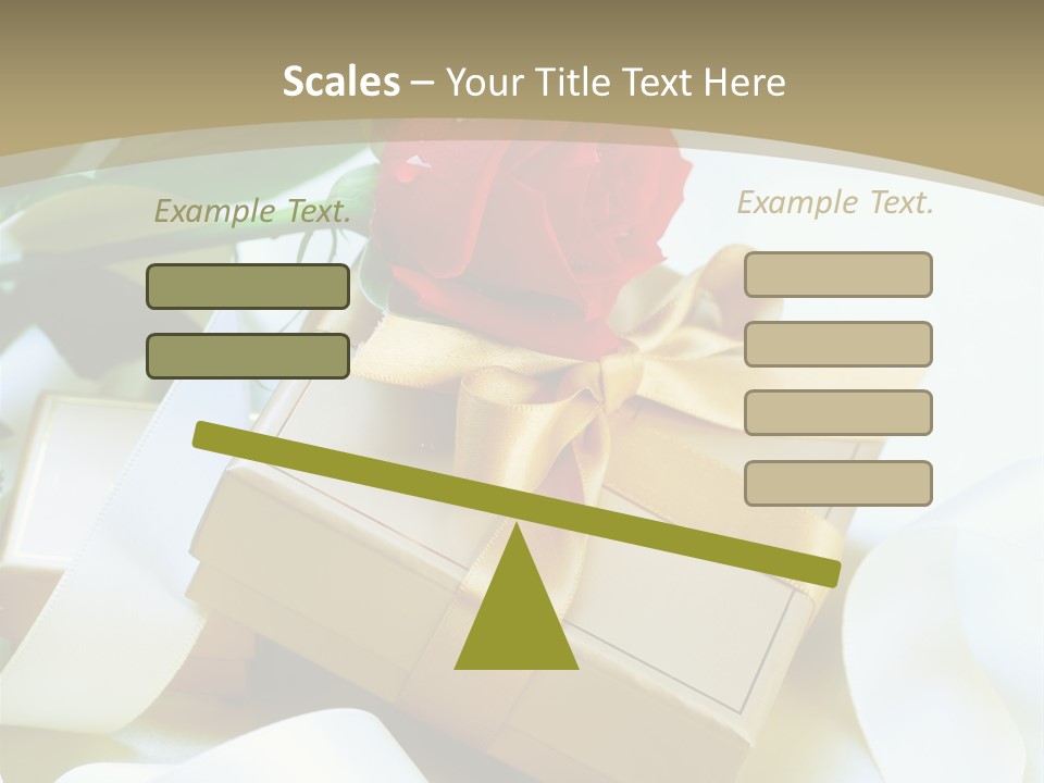 Card Holiday Fabric PowerPoint Template