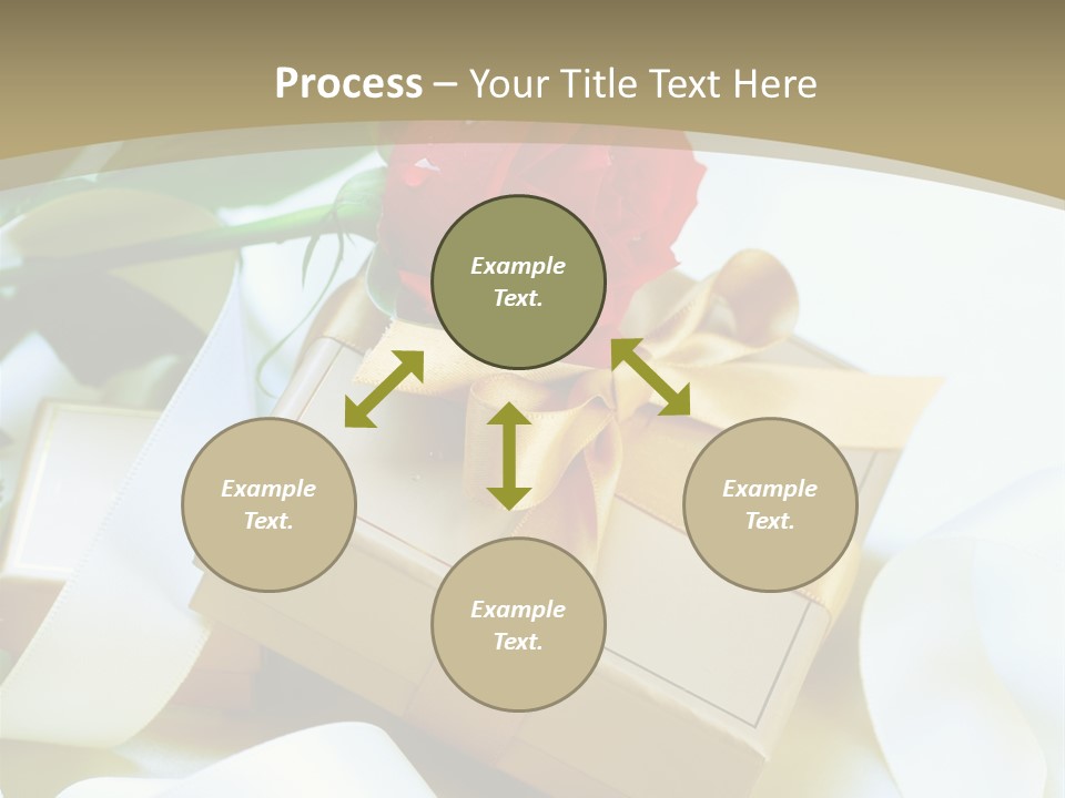 Card Holiday Fabric PowerPoint Template