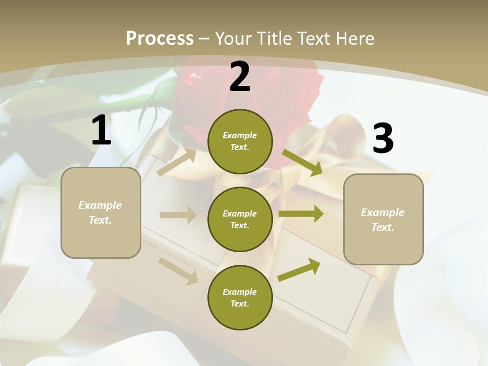 Card Holiday Fabric PowerPoint Template