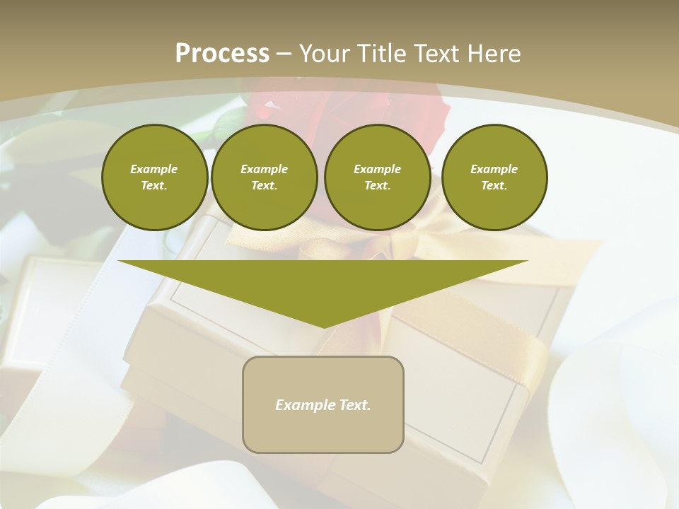 Card Holiday Fabric PowerPoint Template