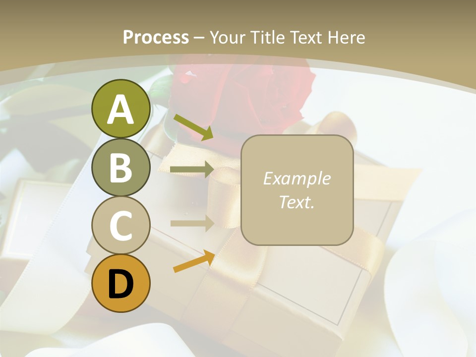 Card Holiday Fabric PowerPoint Template