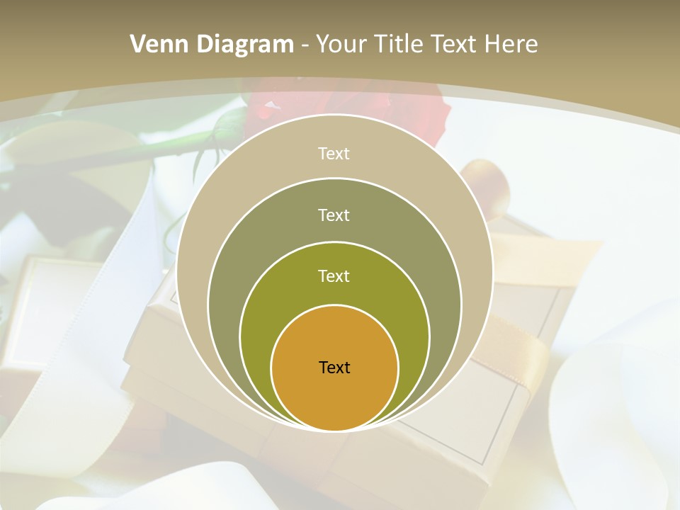 Card Holiday Fabric PowerPoint Template