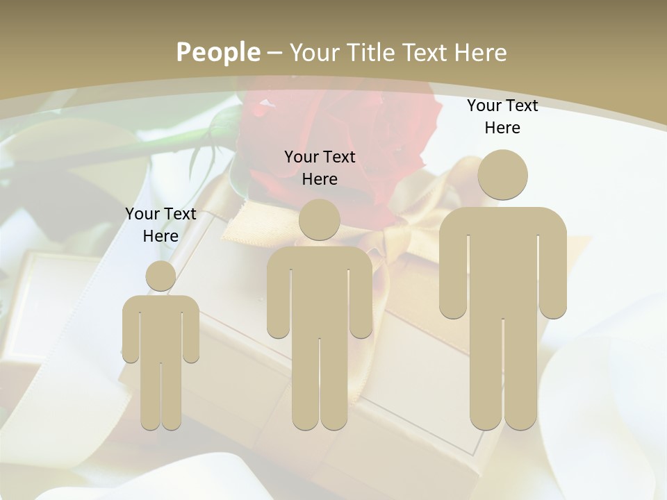 Card Holiday Fabric PowerPoint Template