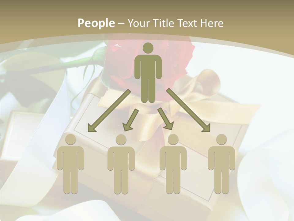 Card Holiday Fabric PowerPoint Template