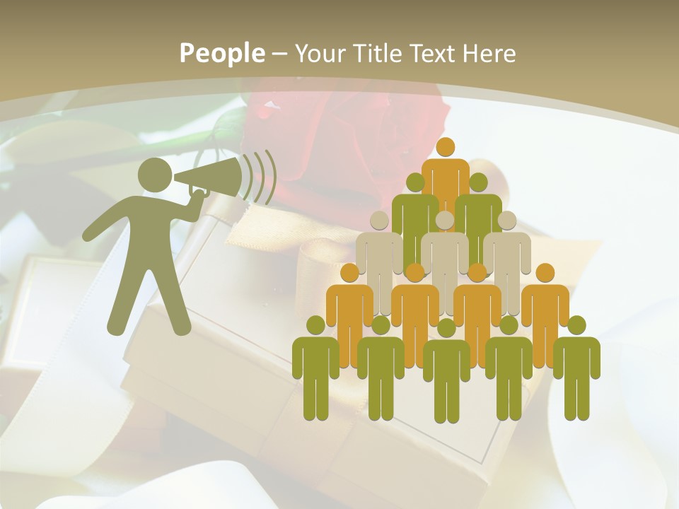 Card Holiday Fabric PowerPoint Template