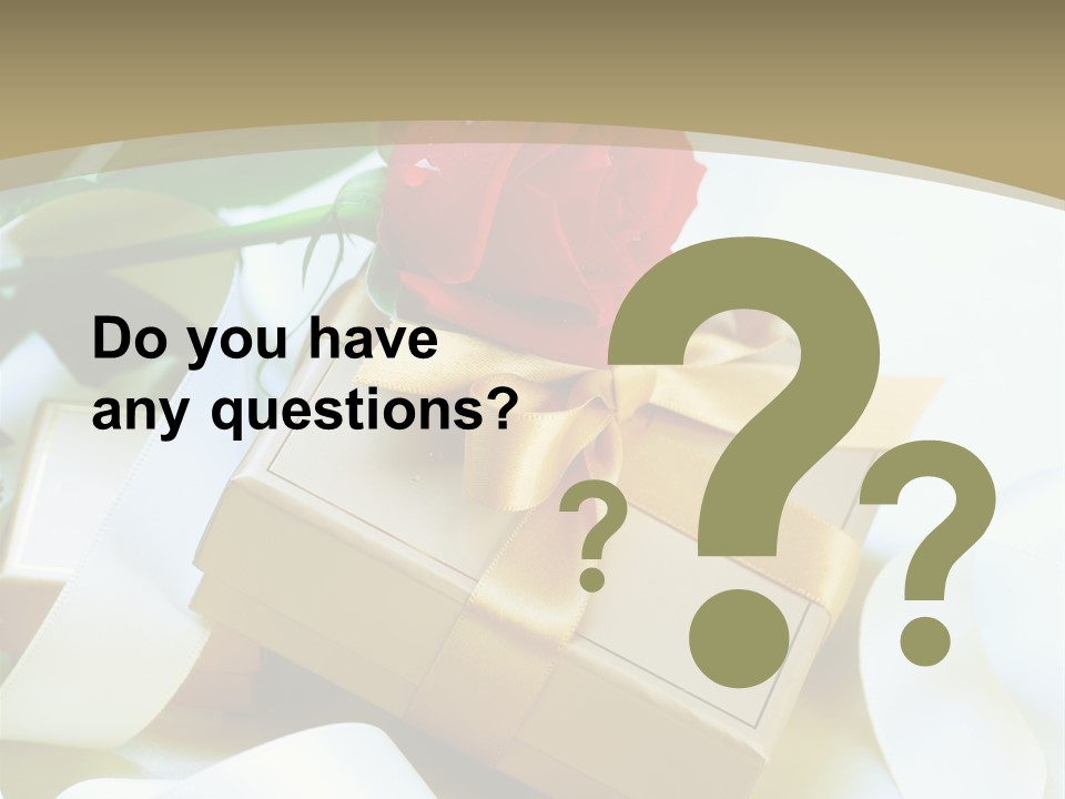 Card Holiday Fabric PowerPoint Template