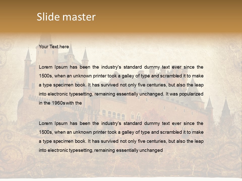 Old Majestic Europe PowerPoint Template