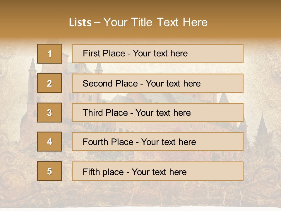 Old Majestic Europe PowerPoint Template