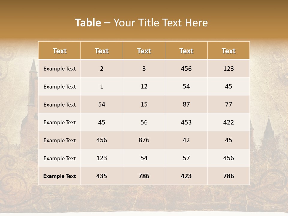 Old Majestic Europe PowerPoint Template
