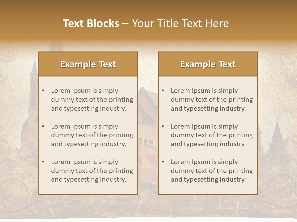 Old Majestic Europe PowerPoint Template