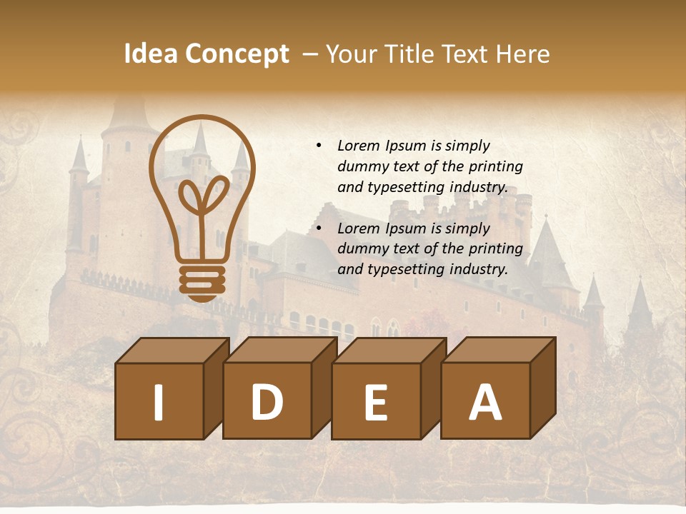 Old Majestic Europe PowerPoint Template