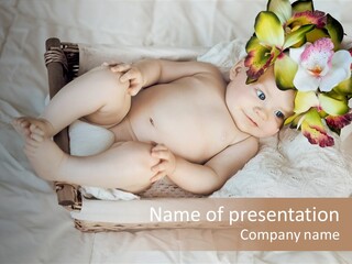 Joy Eyes Boy PowerPoint Template