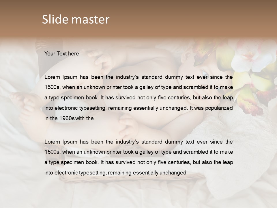 Joy Eyes Boy PowerPoint Template