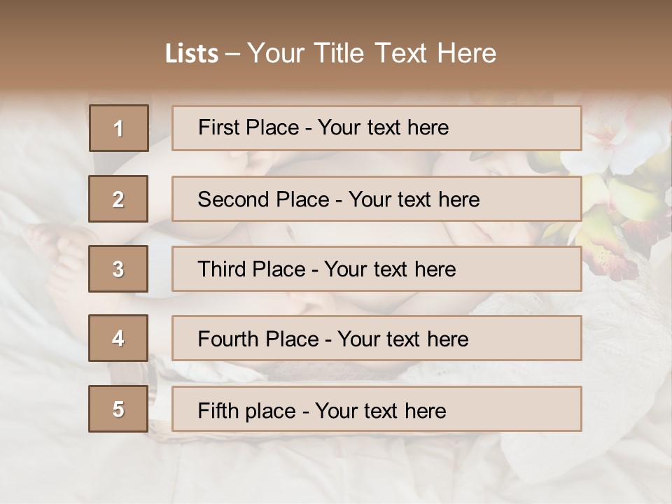 Joy Eyes Boy PowerPoint Template