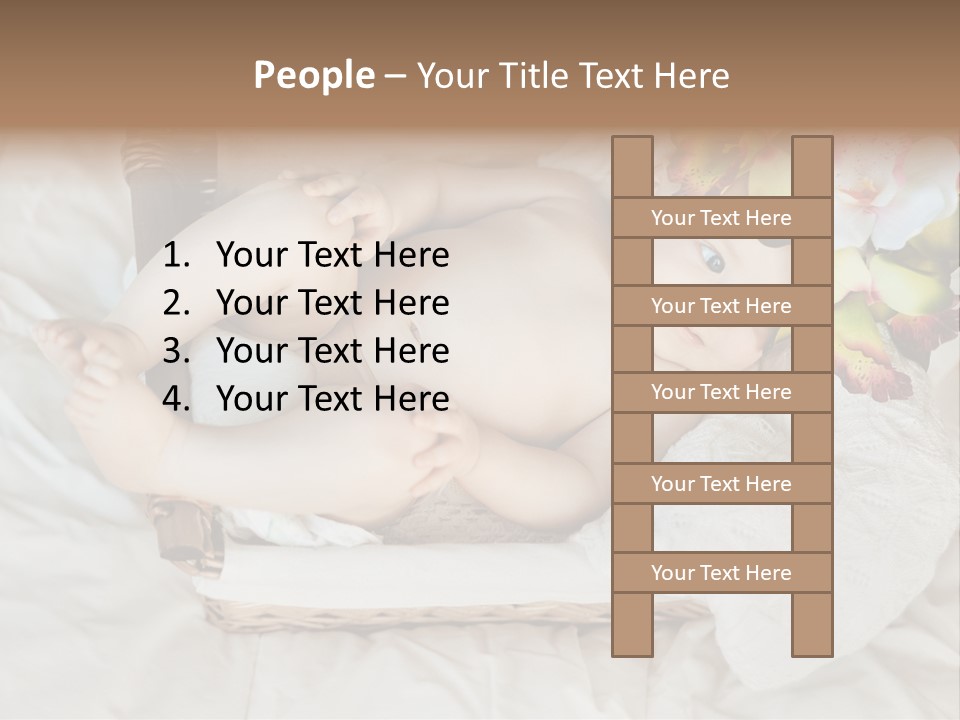 Joy Eyes Boy PowerPoint Template