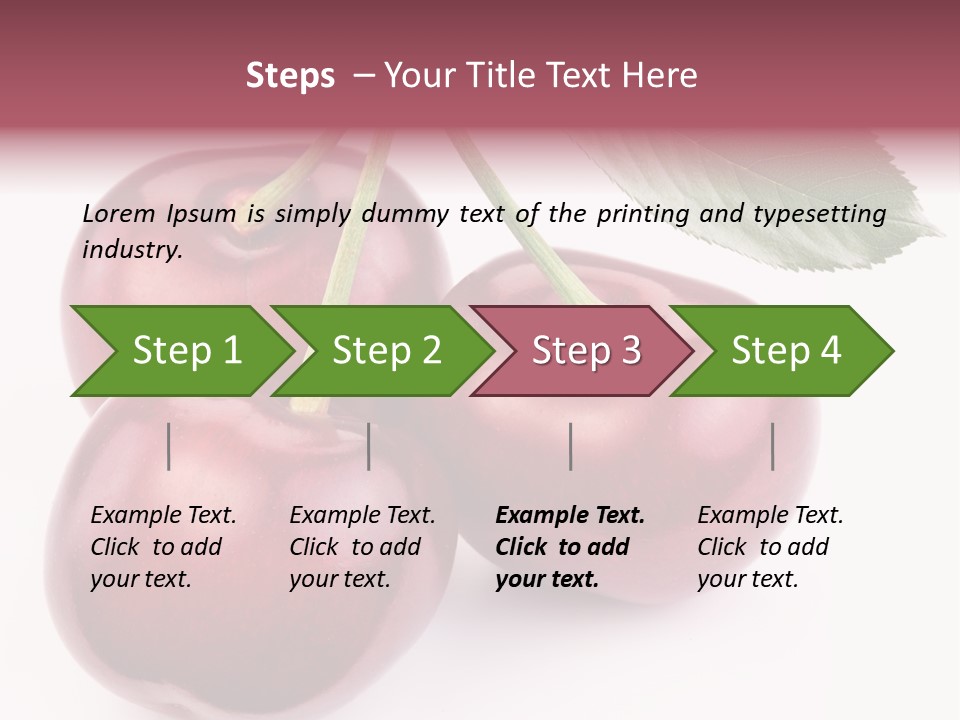 Nature Perfect Berry PowerPoint Template