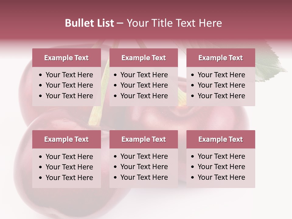 Nature Perfect Berry PowerPoint Template