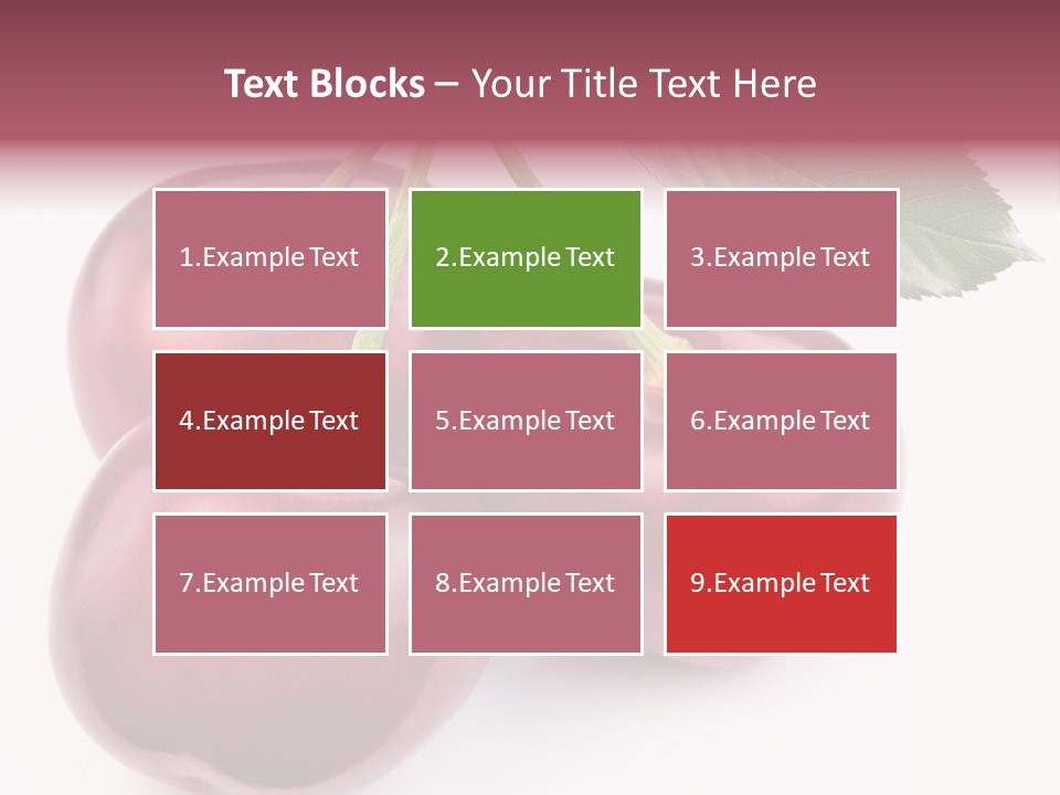 Nature Perfect Berry PowerPoint Template