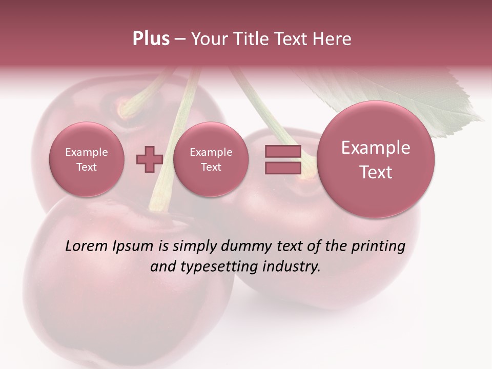 Nature Perfect Berry PowerPoint Template