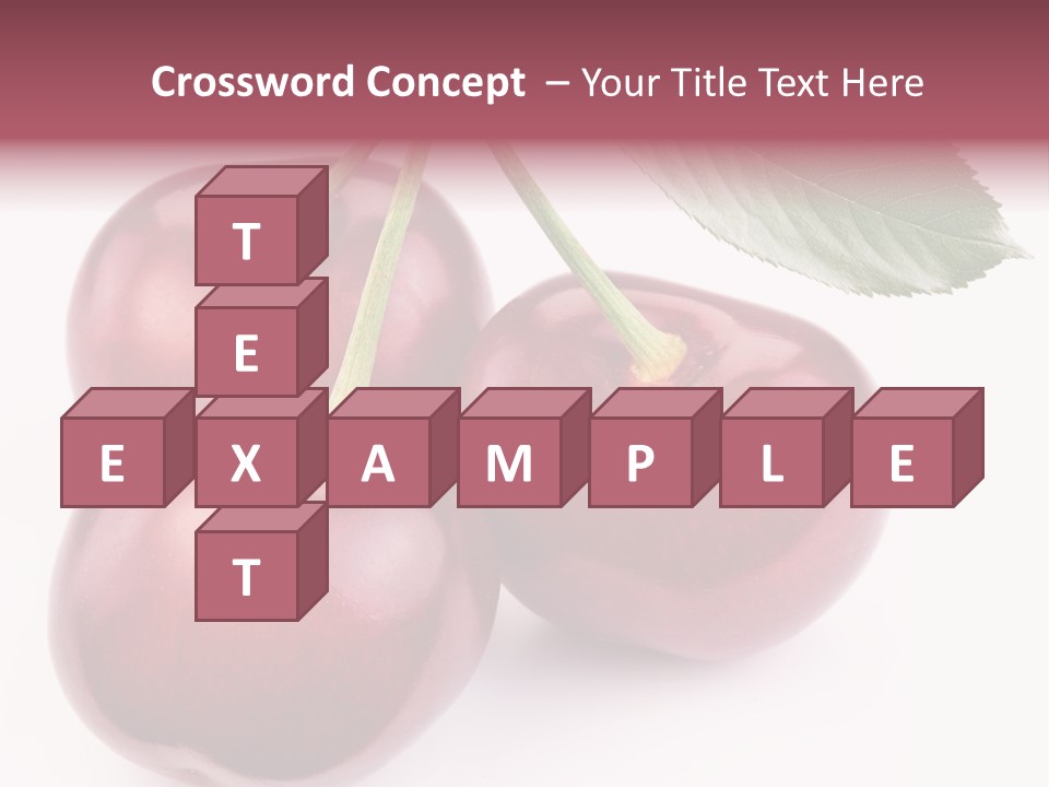 Nature Perfect Berry PowerPoint Template