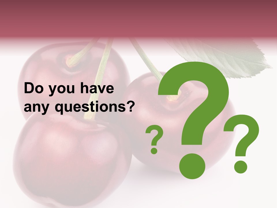 Nature Perfect Berry PowerPoint Template