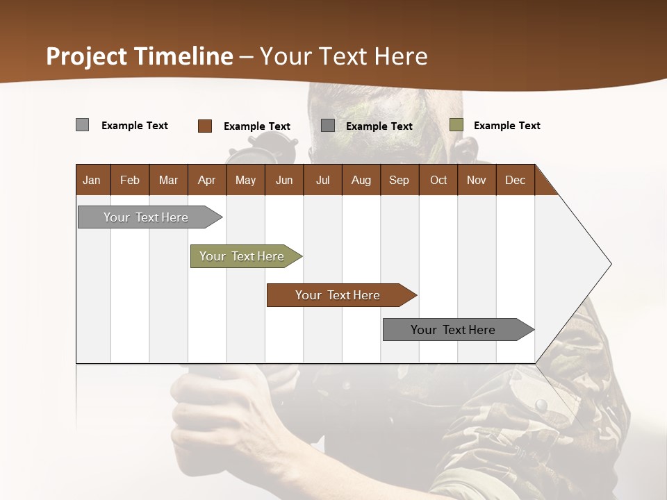 Abstract Lights Serious PowerPoint Template