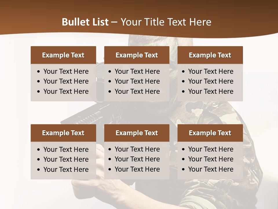 Abstract Lights Serious PowerPoint Template