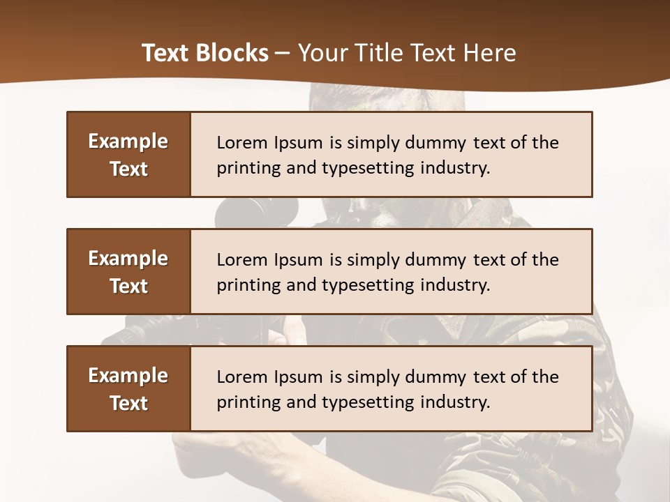 Abstract Lights Serious PowerPoint Template