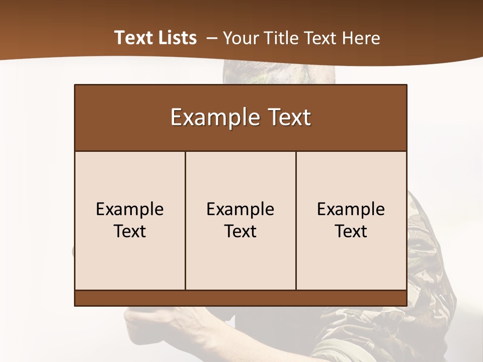 Abstract Lights Serious PowerPoint Template