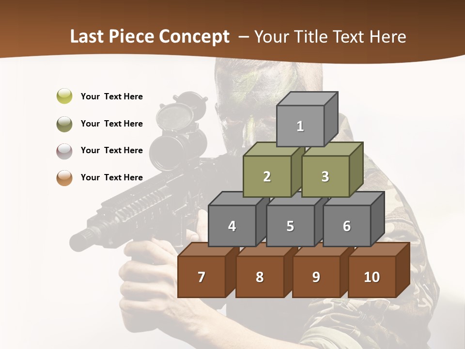 Abstract Lights Serious PowerPoint Template