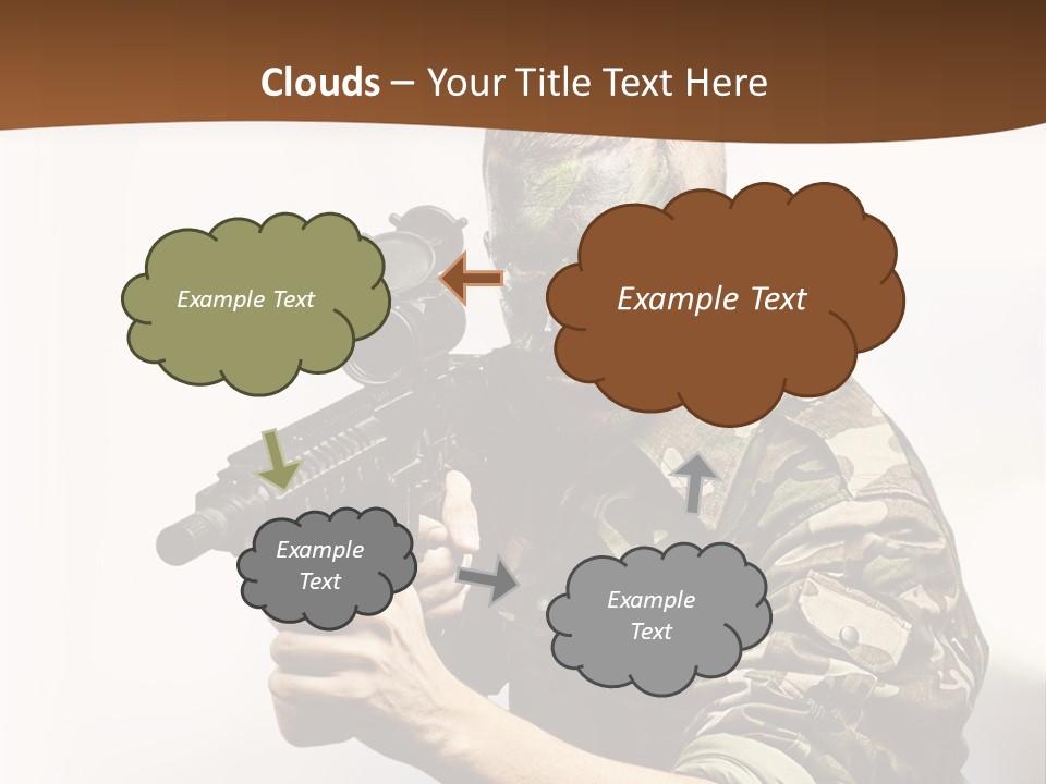Abstract Lights Serious PowerPoint Template